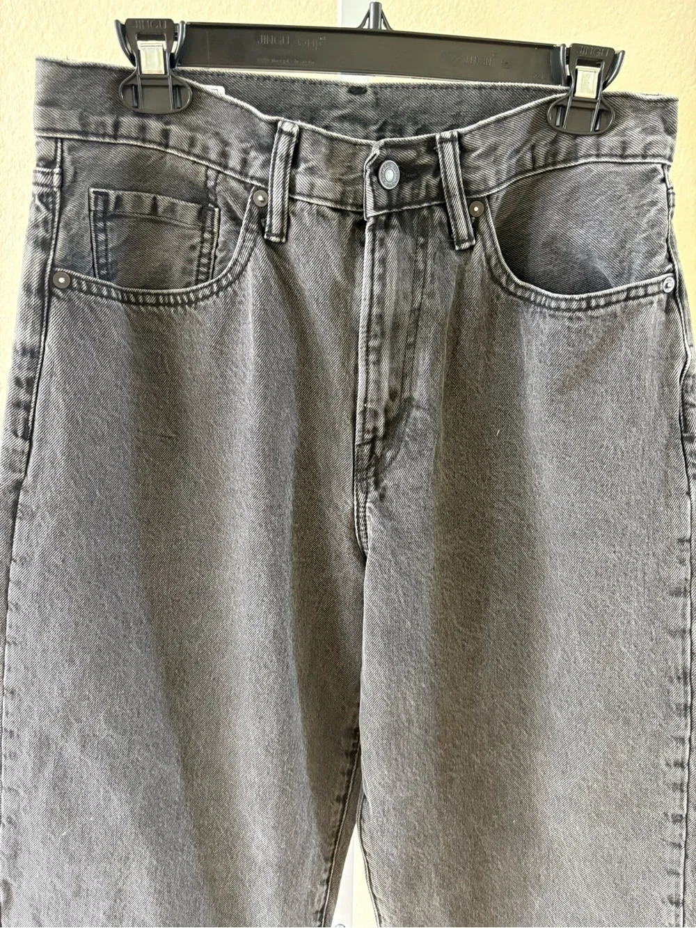 GAP Baggy Wide Leg Jeans in Black - Size 30 x 28